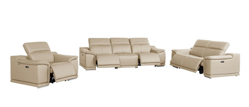 9762 - 6-Piece Modular Power Reclining Sofa, Loveseat And Chair Set With 5 Power Recliners In