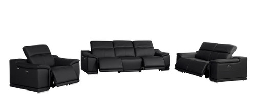 9762 - 6-Piece Modular Power Reclining Sofa, Loveseat And Chair Set With 5 Power Recliners In