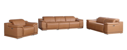 9762 - 6-Piece Modular Power Reclining Sofa, Loveseat And Chair Set With 5 Power Recliners In