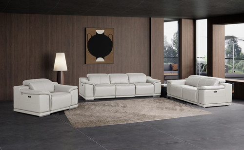 9762 - 6-Piece Modular Power Reclining Sofa, Loveseat And Chair Set With 6 Power Recliners In