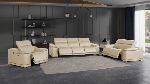 9762 - 6-Piece Modular Power Reclining Sofa, Loveseat And Chair Set With 6 Power Recliners In