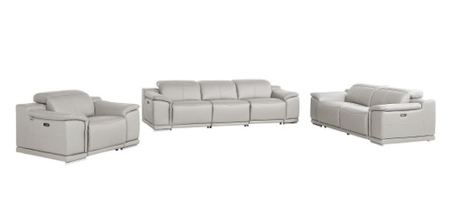 9762 - 6-Piece Modular Power Reclining Sofa, Loveseat And Chair Set With 6 Power Recliners In