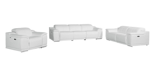 9762 - 6-Piece Modular Power Reclining Sofa, Loveseat And Chair Set With 6 Power Recliners In