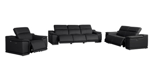 9762 - 6-Piece Modular Power Reclining Sofa, Loveseat And Chair Set With 6 Power Recliners In