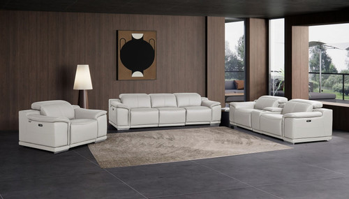 9762 - 7-Piece Modular Power Reclining Sofa, Loveseat And Chair Set With 6 Power Recliners In