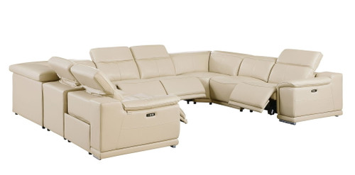 9762 - 8-Piece U Shaped Sectional Sofa With 4 Power Recliners