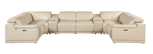 9762 - 8-Piece U Shaped Sectional Sofa With 4 Power Recliner