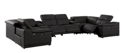 9762 - 8-Piece U Shaped Sectional Sofa With 4 Power Recliner