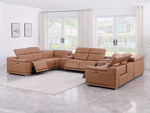 9762 - 10-Piece U-Shaped Sectional Sofa With 4 Power Recliners