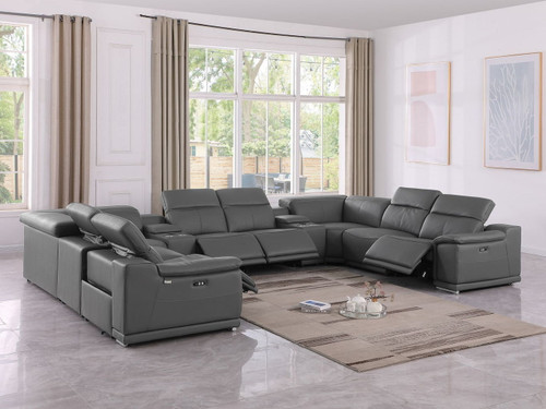 9762 - 10-Piece U-Shaped Sectional Sofa With 4 Power Recliners