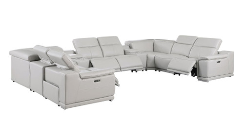 9762 - 10-Piece U-Shaped Sectional Sofa With 4 Power Recliners