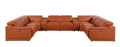 9762 - 10-Piece U-Shaped Sectional Sofa With 4 Power Recliners