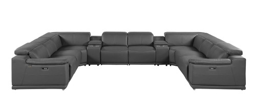9762 - 10-Piece U-Shaped Sectional Sofa With 4 Power Recliners