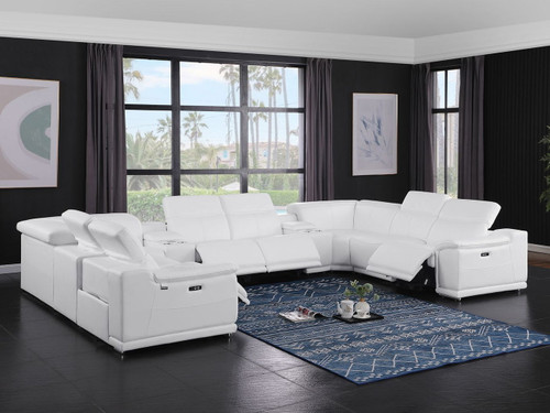 9762 - 10-Piece U-Shaped Sectional Sofa With 4 Power Recliners