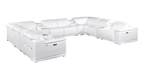 9762 - 12-Piece U-Shaped Sectional Sofa With 4 Power Recliners