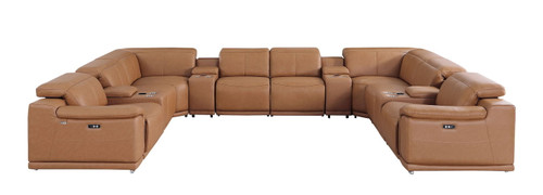 9762 - 12-Piece U-Shaped Sectional Sofa With 4 Power Recliners