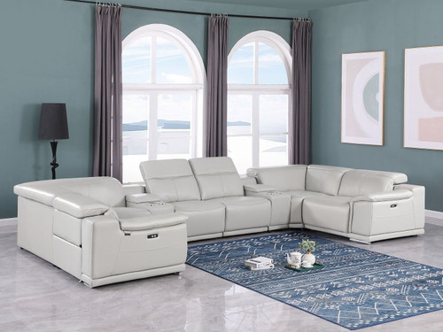 9762 - 8-Piece U-Shaped Sectional Sofa With 2 Power Recliners