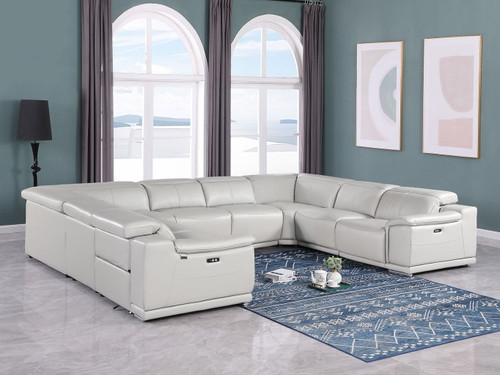 9762 - 8-Piece U-Shaped Sectional Sofa With 4 Power Recliners