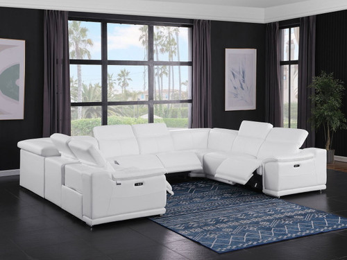 9762 - 8-Piece U-Shaped Sectional Sofa With 4 Power Recliners