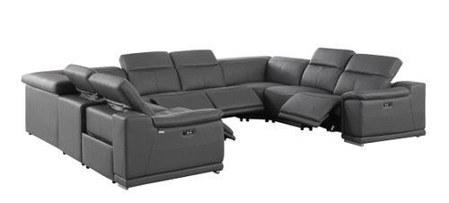 9762 - 8-Piece U-Shaped Sectional Sofa With 4 Power Recliners