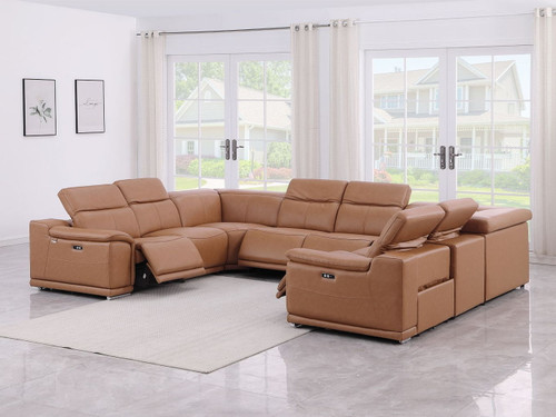9762 - 8-Piece U-Shaped Sectional Sofa With 4 Power Recliners