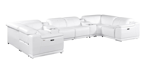 9762 - 8-Piece U-Shaped Sectional Sofa With 4 Power Recliner