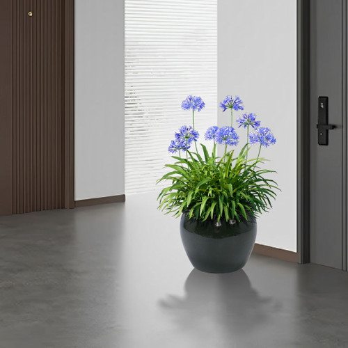 3 Pieces Ceramic Flowerpot, Planter For Patio, Garden Or Windowsills