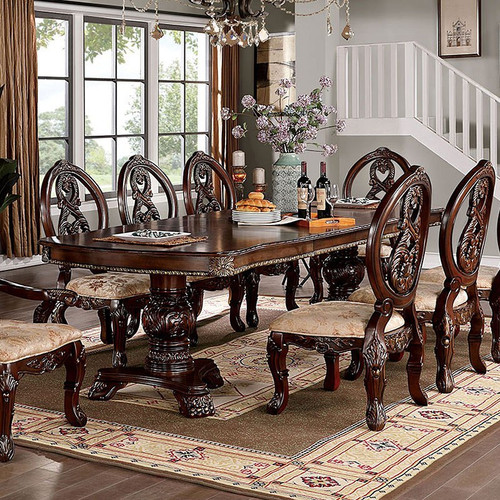 Normandy Dining Room Set - Table & Chairs & Hutch & Buffet -  CM3145-Set- Furniture of America