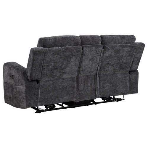 Kennett - Chenille Upholstered Power Reclining Loveseat