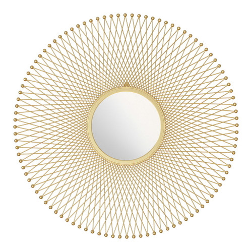 Glow - Round Mirror - Gold