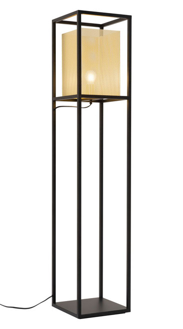 Yves - Floor Lamp - Gold & Black