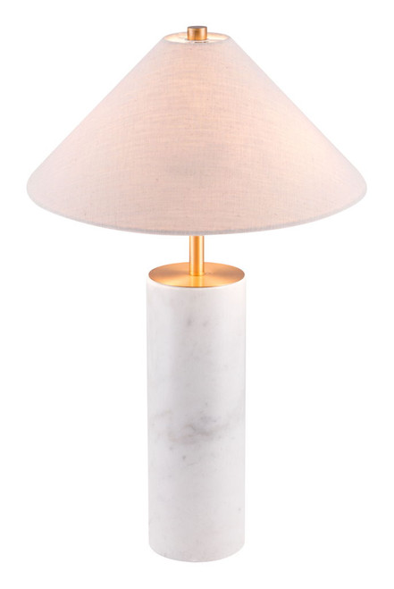 Ciara - Table Lamp - Beige / White