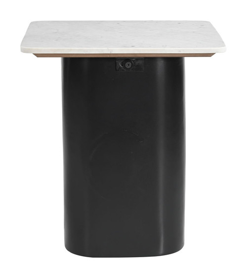 Fiora - Side Table - White / Black