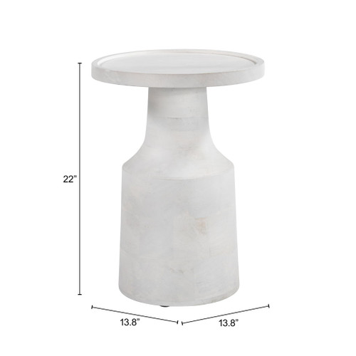 Cala - Side Table - White