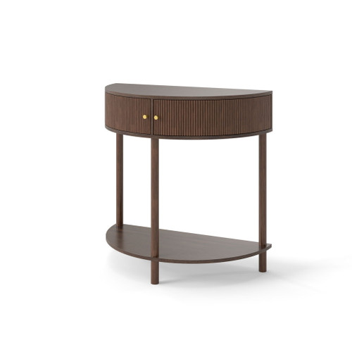 Demi Lune - Console Table With 2 Storage Drawers