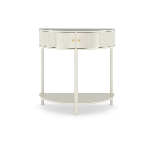 Demi Lune - Console Table With 2 Storage Drawers
