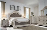 Lisa 5pc Bedroom Set in Antique White
