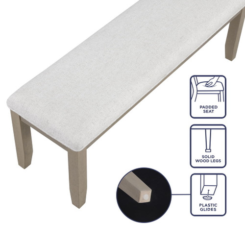 Lily - Bench - Greige