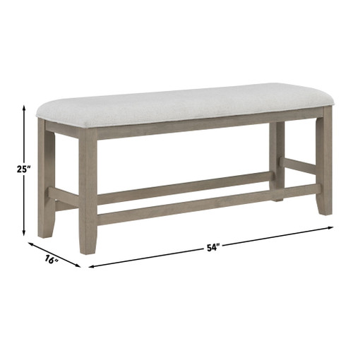 Lily - Counter Bench - Greige