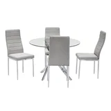 Maxx Dining Room Set in Gray