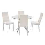 Maxx Dining Room Set in White