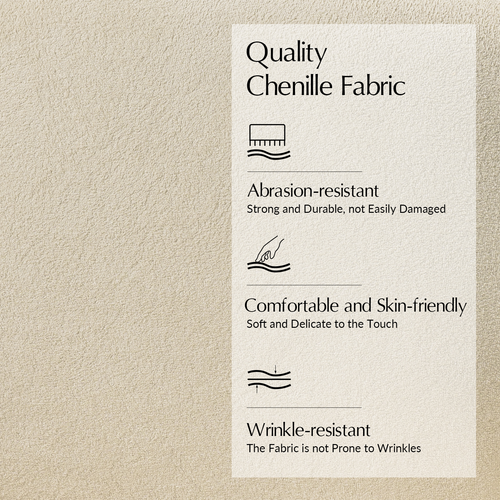 Werts Modern 84" Curved Chenille Sofa