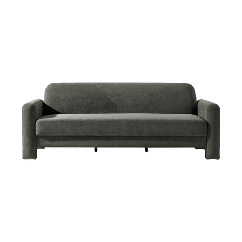 Werts Modern 84" Curved Chenille Sofa
