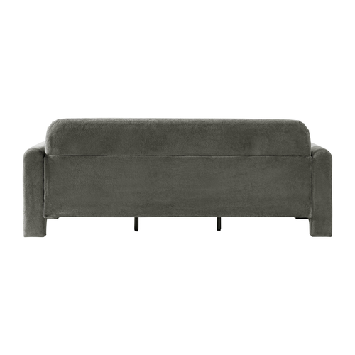 Werts Modern 84" Curved Chenille Sofa
