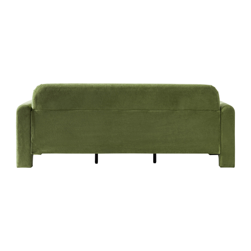 Werts Modern 84" Curved Chenille Sofa