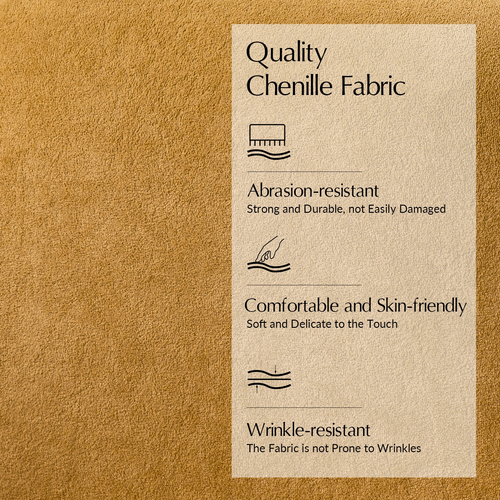 Werts Modern 84" Curved Chenille Sofa