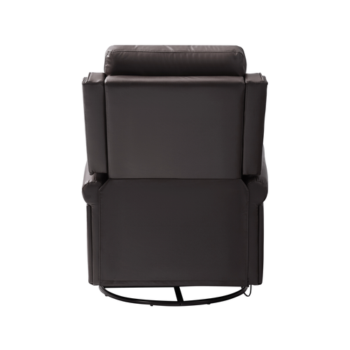 Jazm Faux Leather Swivel Rocker Manual Recliner