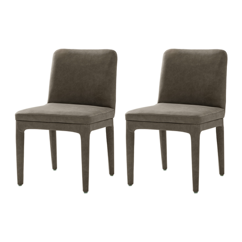 Perry Faux Leather Dining Chair (Set of 2)