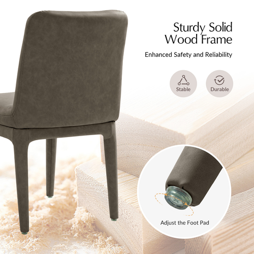 Perry Faux Leather Dining Chair (Set of 2)