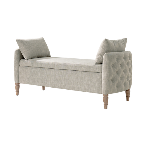 Reg 59 in. Bench with Solid Wood Legs